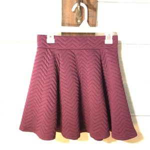 Divided H & M Quilted Circle Skirt